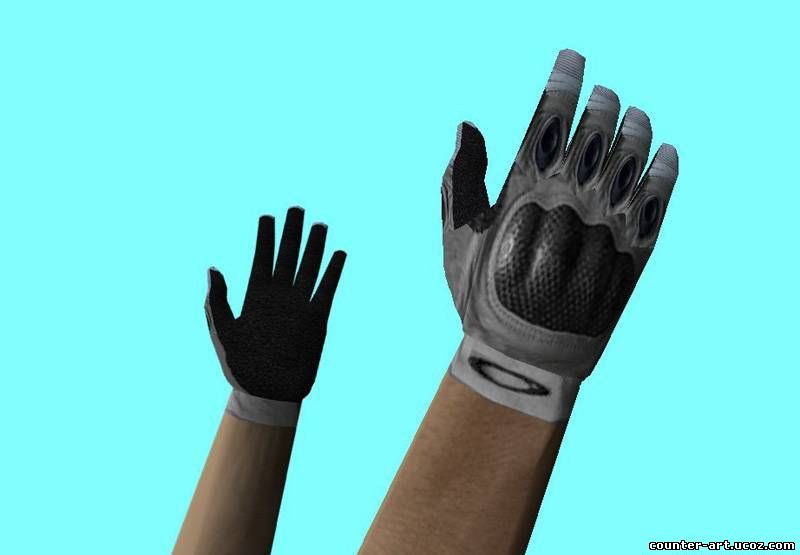 Модель рук Oakley SI white gloves CS 1.6
