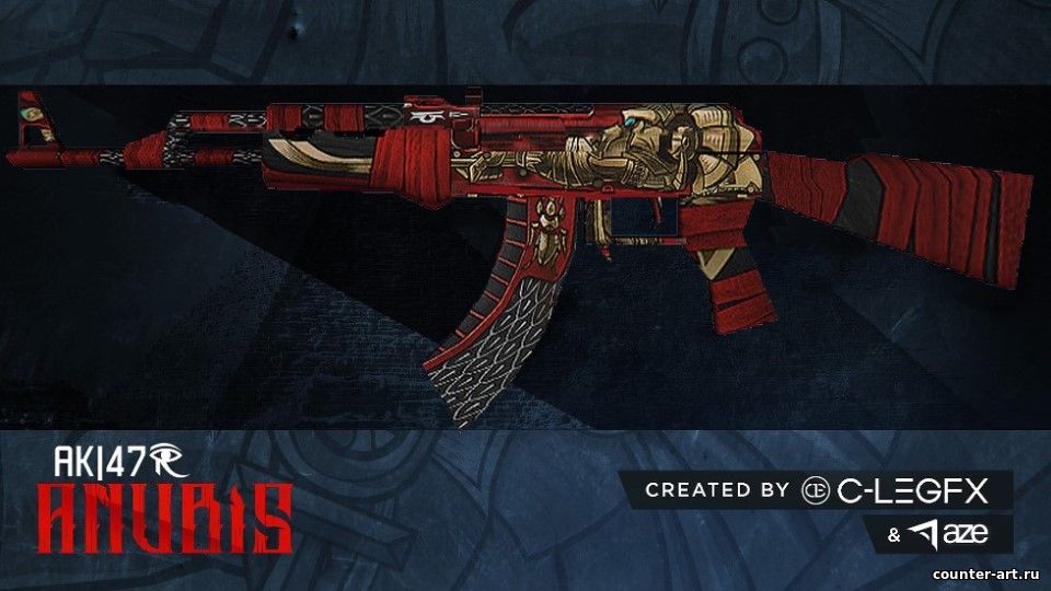 AK-47 Anubis для CS 1.6