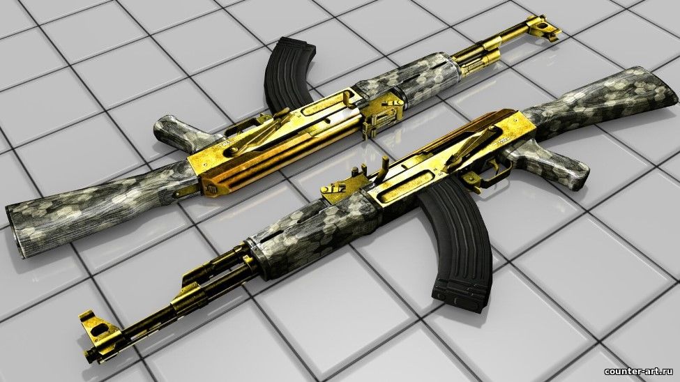 New Golden AK-47
