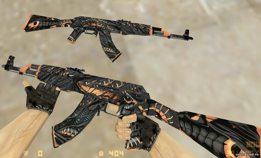 Модель AK-47 «Meres» для CS 1.6