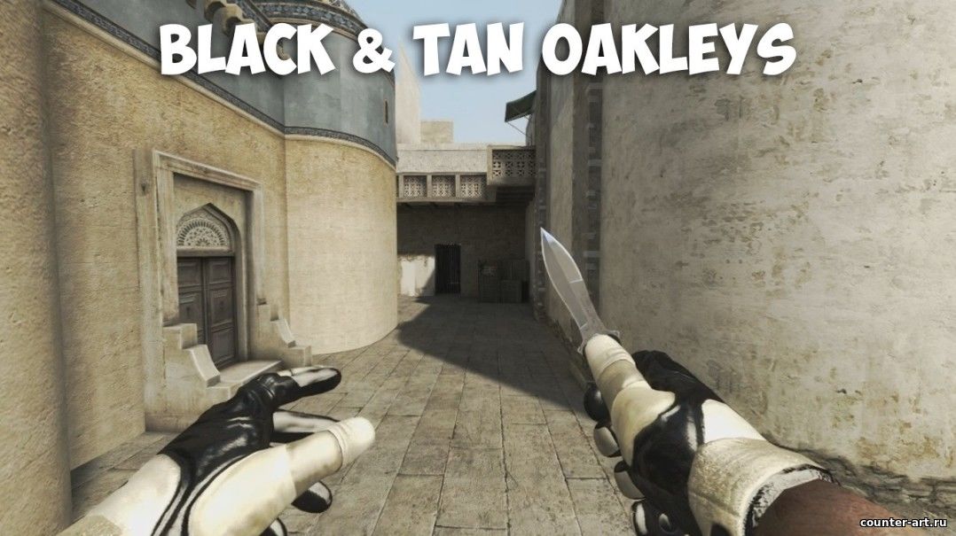 Перчатки Black & Tan Oakleys для CSS